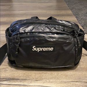 Supreme New York black waist bag/Fanny pack